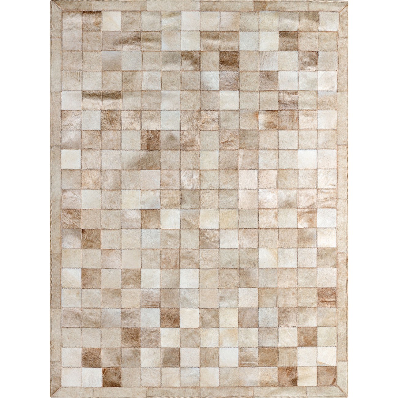 Tapete Couro Manteiga com Borda (10x10) - Personalizável