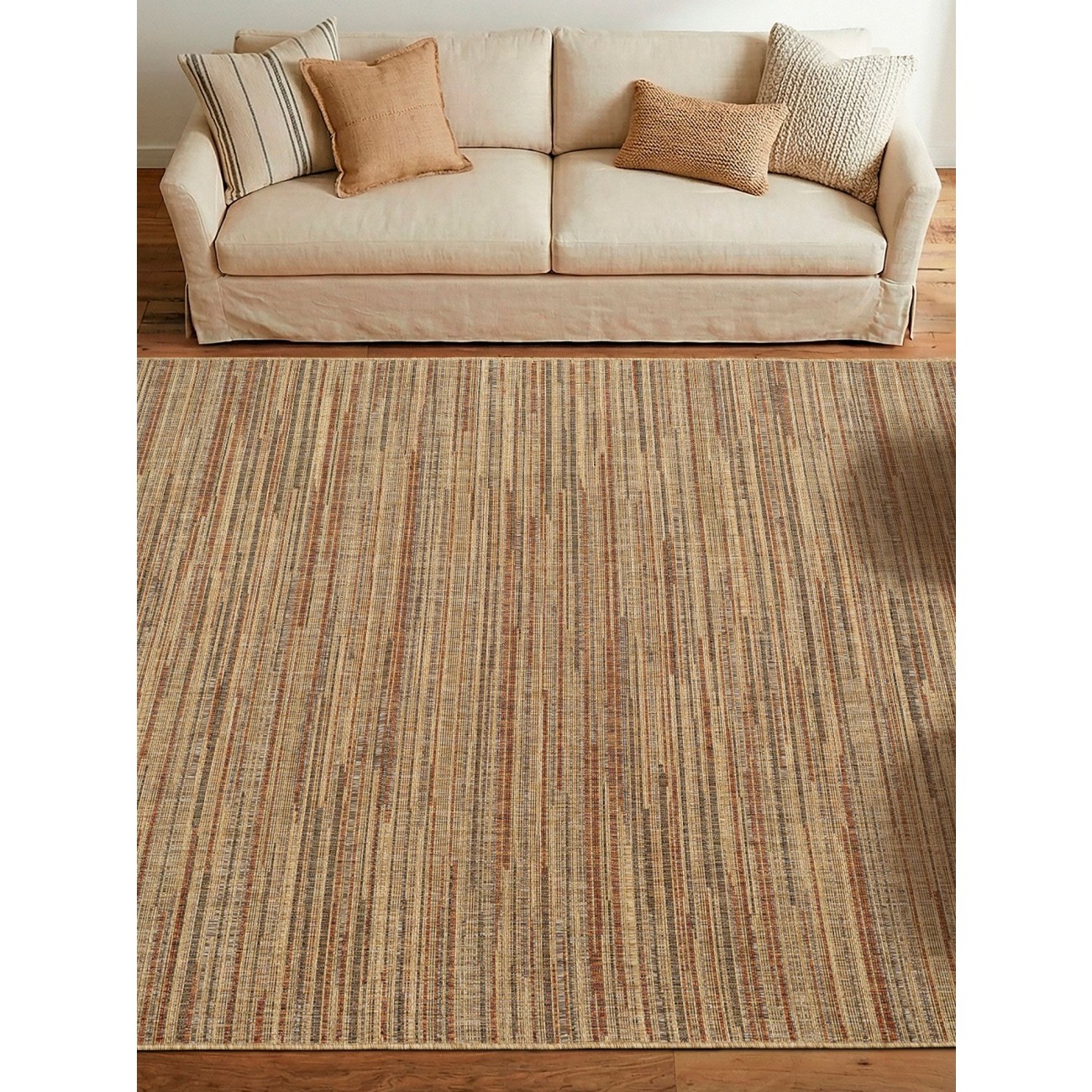 Tapete Kimi Terracota Redondo - Personalizável