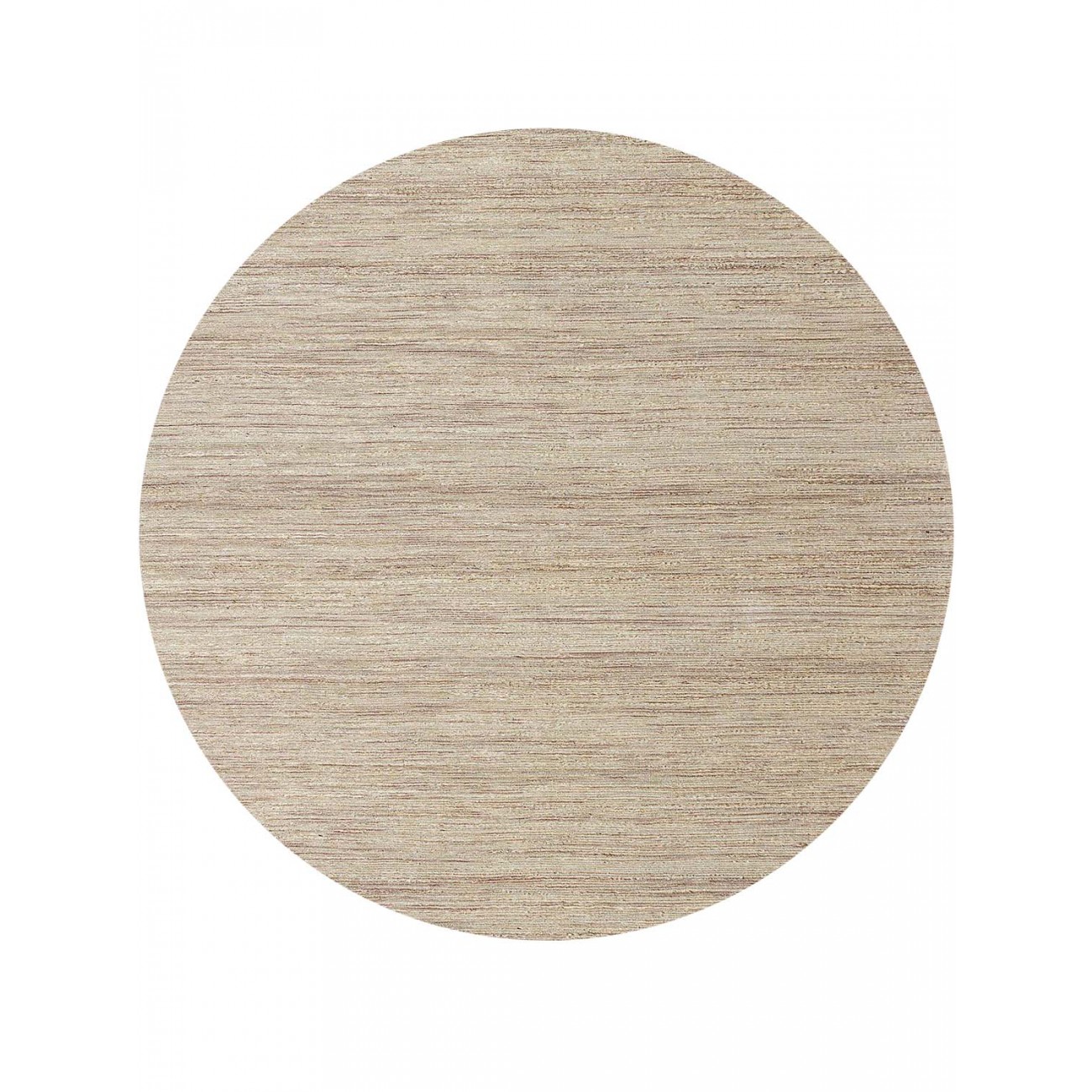 Tapete Lanceloti Hemp Natural Redondo - Personalizável