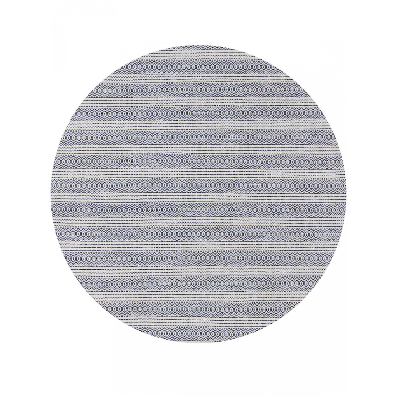 Tapete Guzerate Azul Redondo - Personalizável