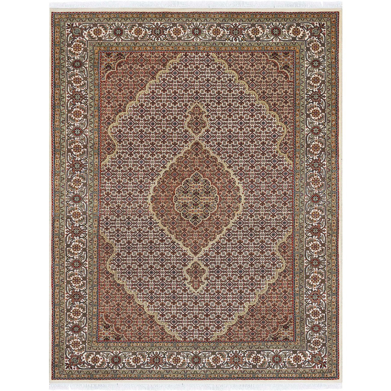 Tapete Persa Tabriz Cru - 197x300