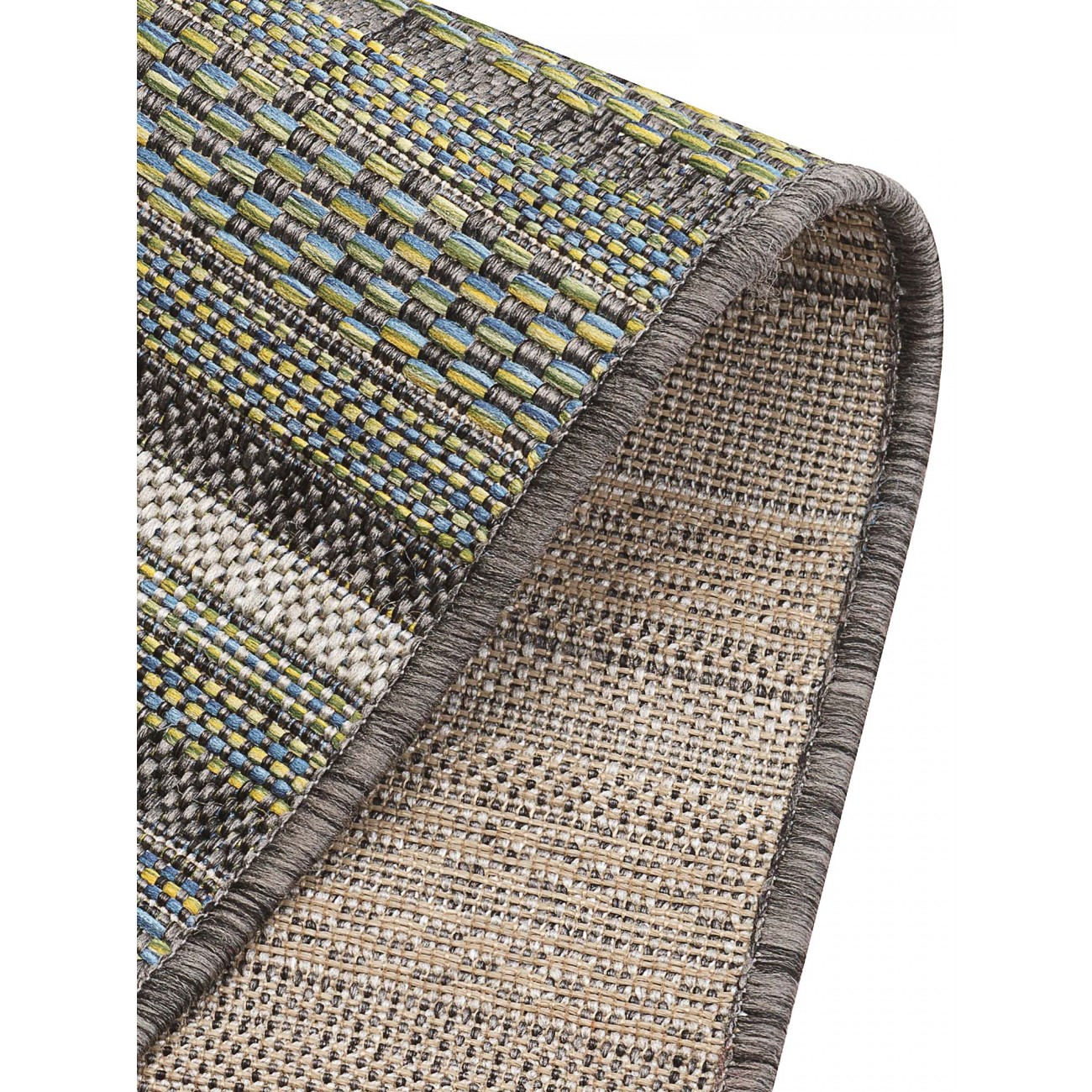 Tapete Sisal Magic 2168A Azul - 300x400