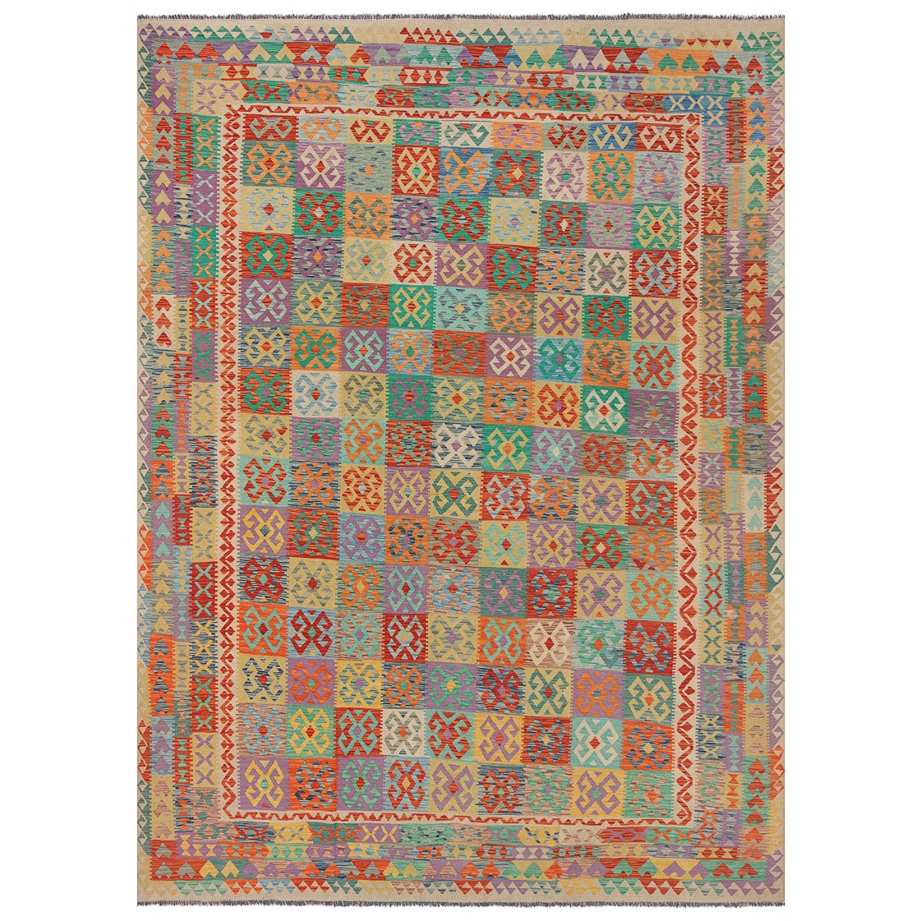 Tapete Kilim Paquistanês 3,02x3,97