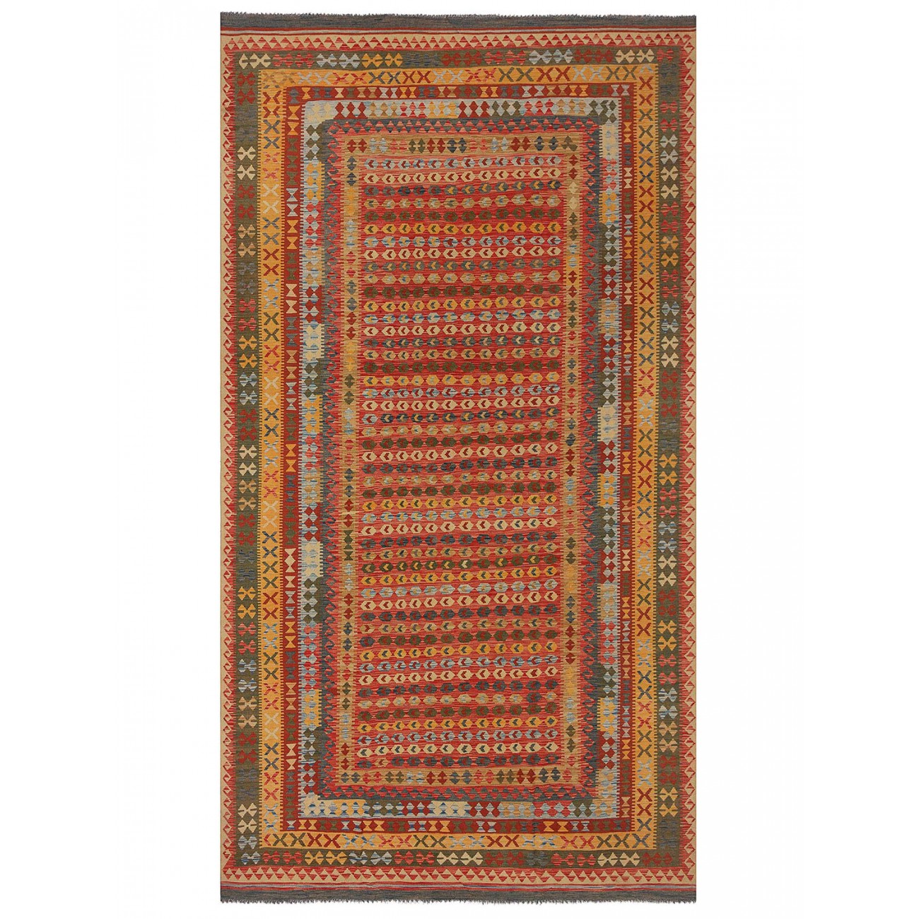 Tapete Kilim Paquistanês 2,92x5,00