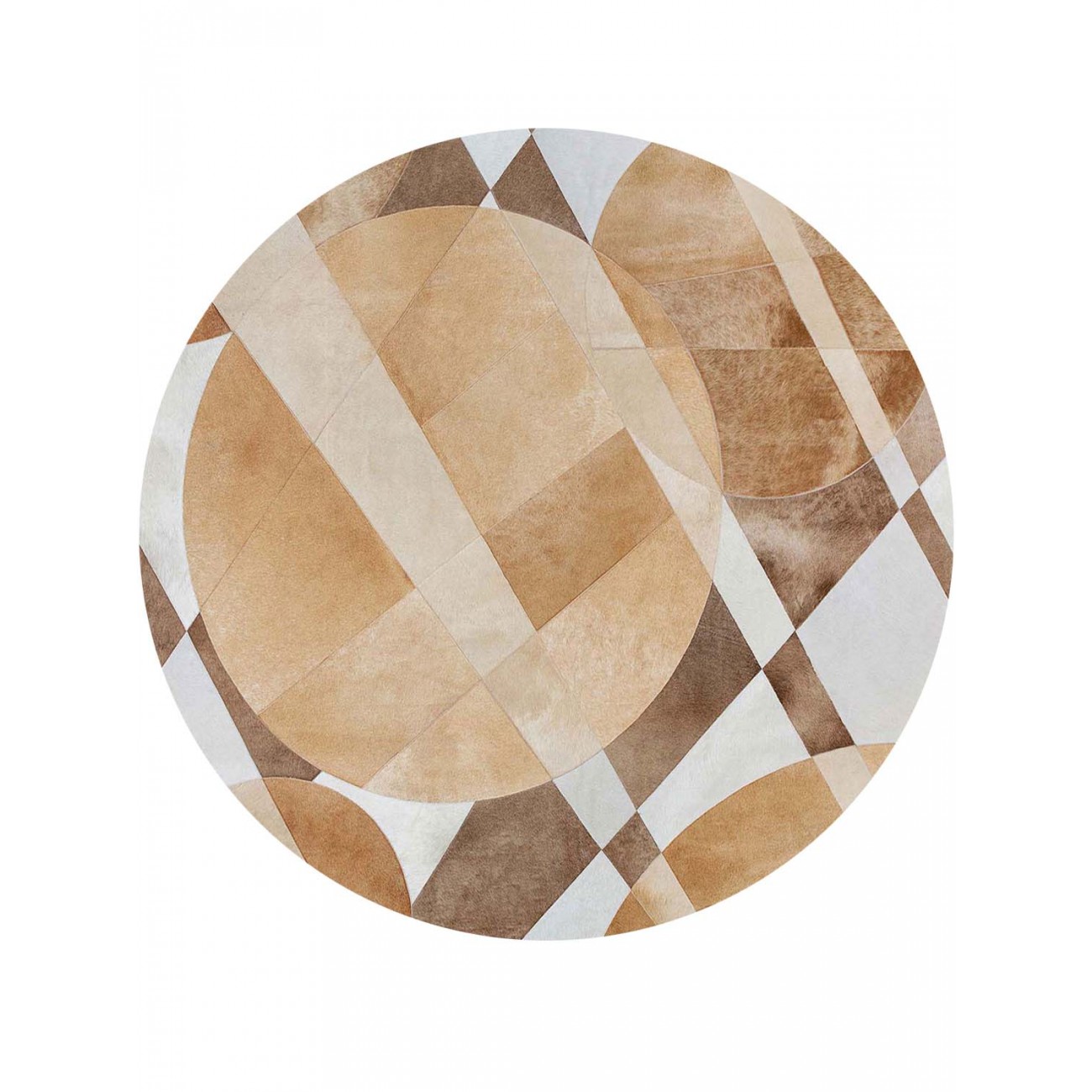 Tapete Couro Chester Redondo - Personalizável