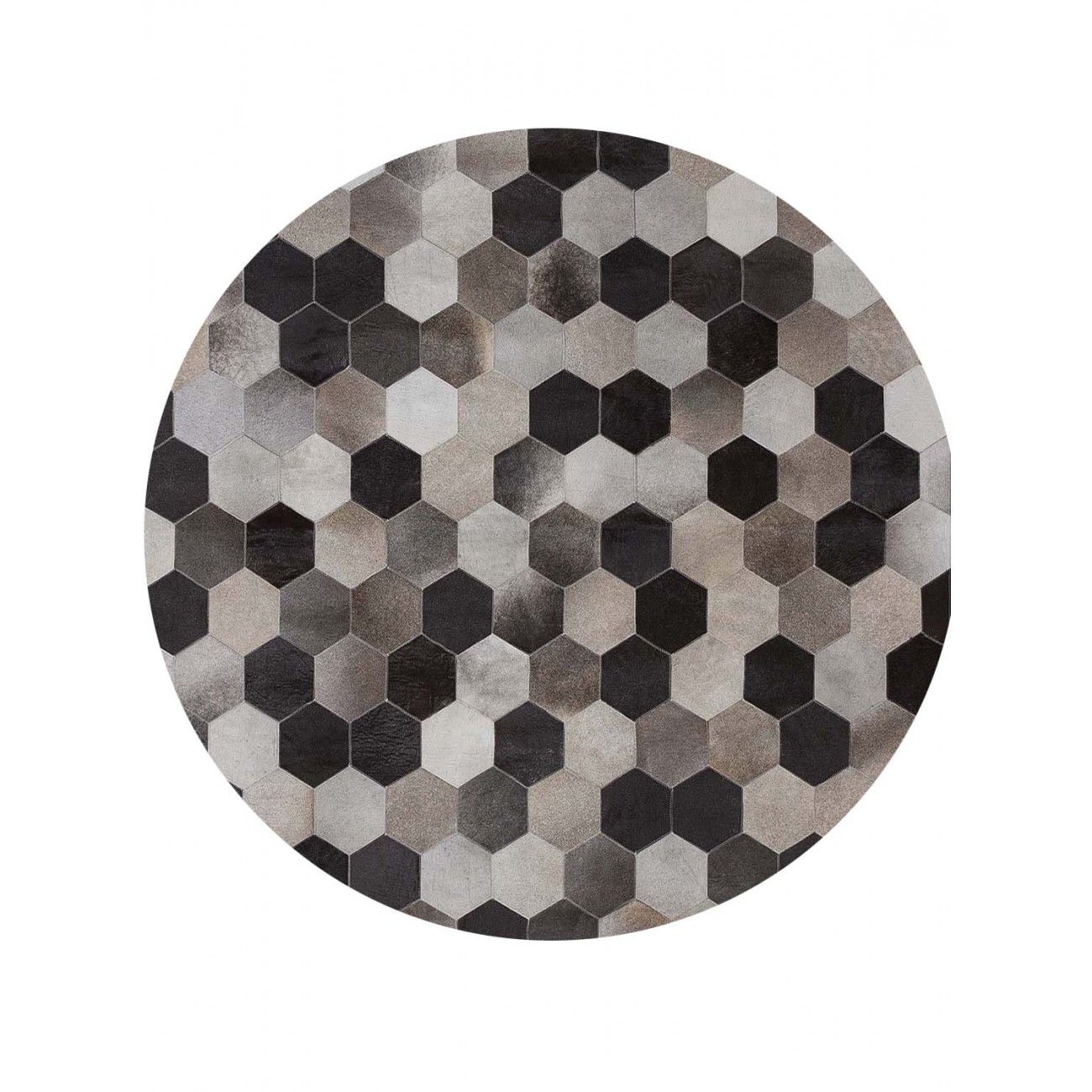 Tapete Couro Amazonas Redondo - Personalizável