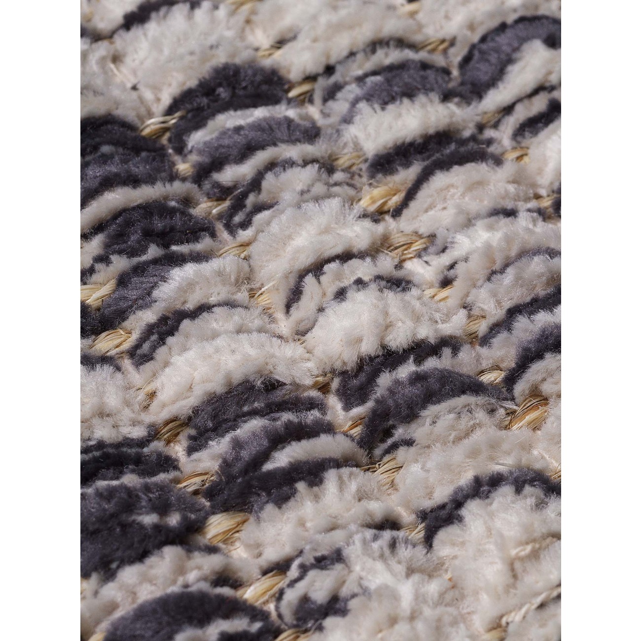 Tapete Tear TD250 Branco e Azul Redondo - Personalizável