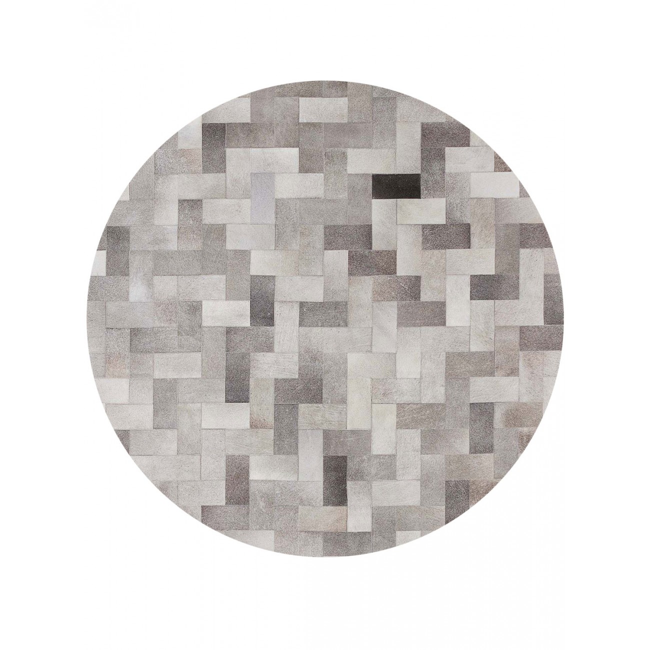 Tapete Couro Mena Redondo - Personalizável