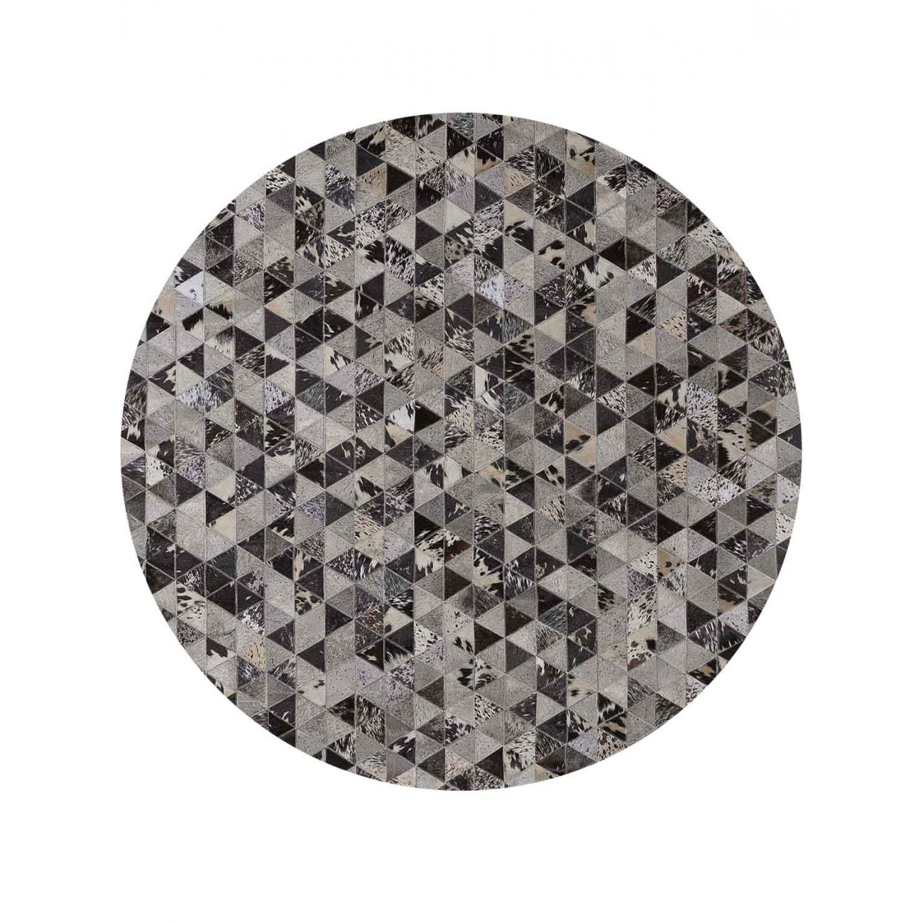 Tapete Couro Mirin Redondo - Personalizável