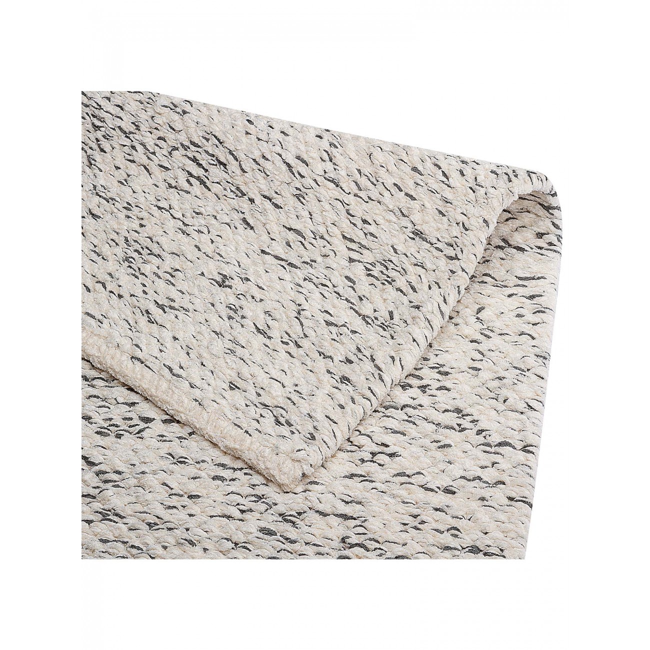 Tapete Tear TD323 Branco e Cinza Redondo - Personalizável