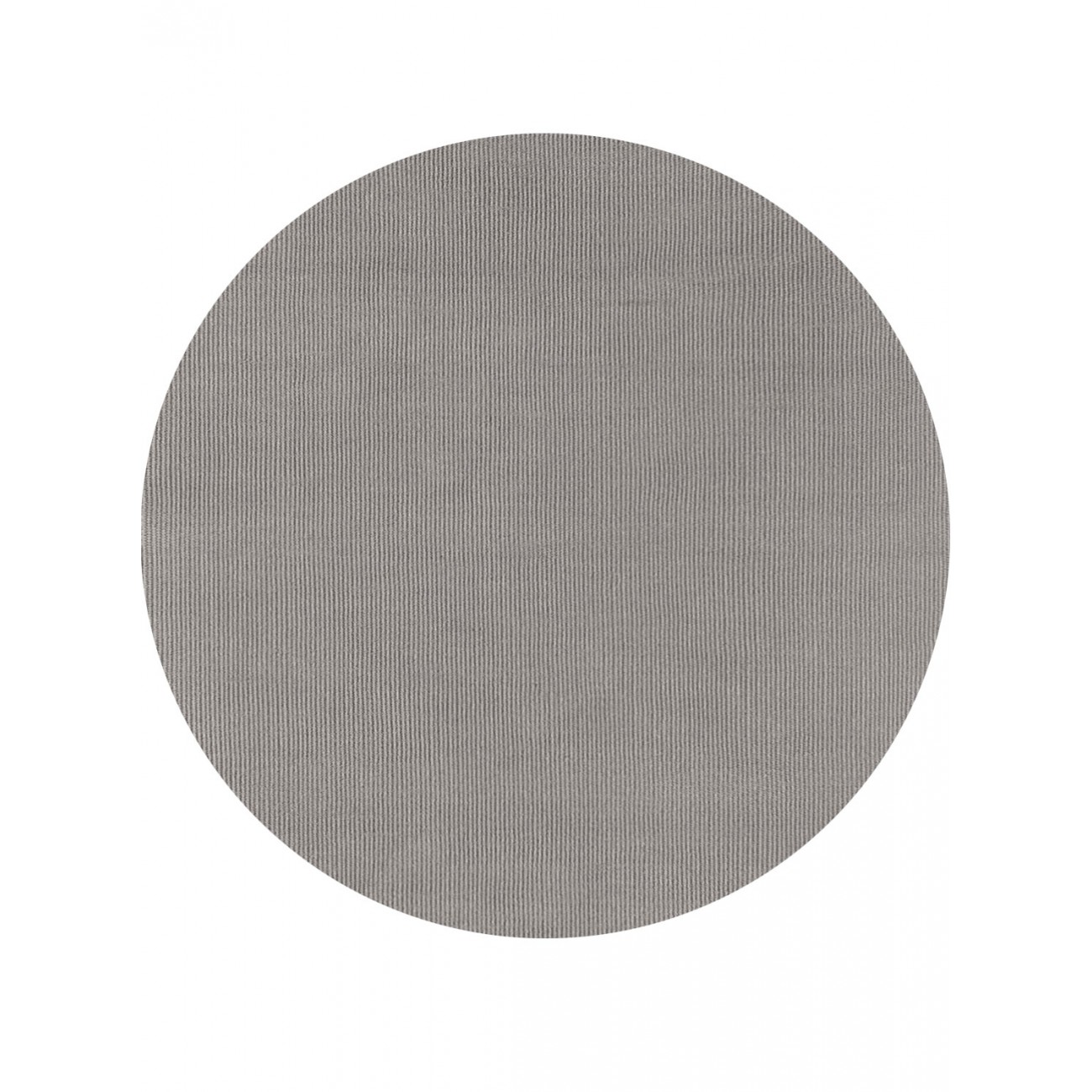 Tapete Tear Corda Náutica Prata Redondo - Personalizável