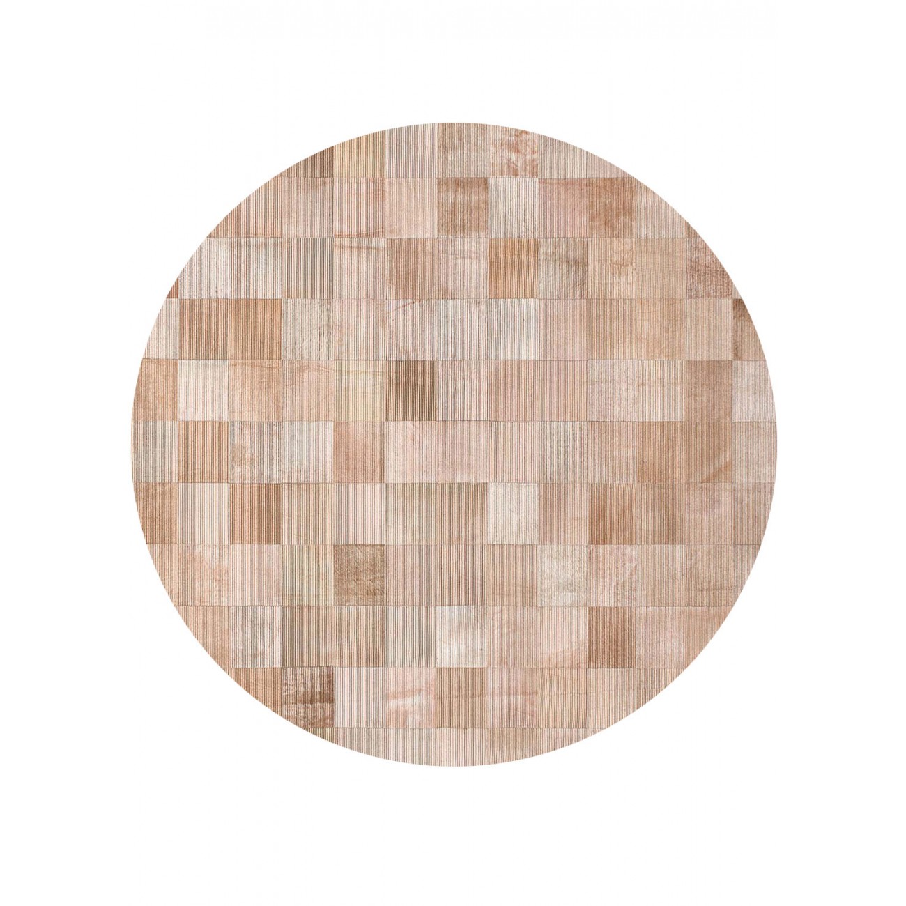 Tapete Couro Elba Redondo - Personalizável