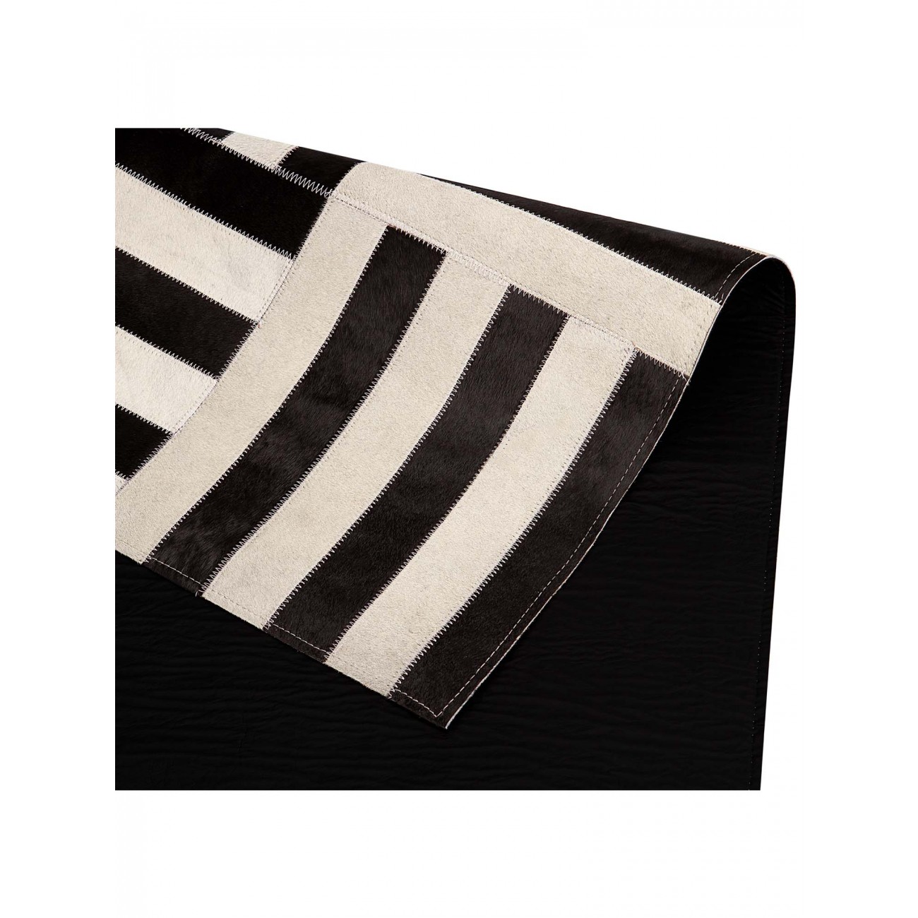 Tapete Couro Loire H Off-White Redondo - Personalizável