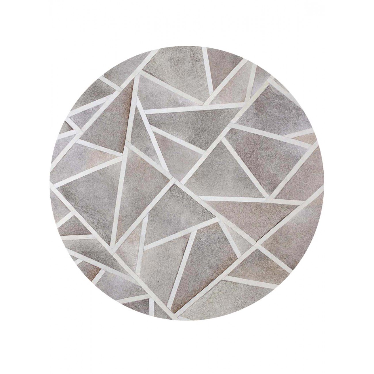 Tapete Couro Oslo Redondo - Personalizável