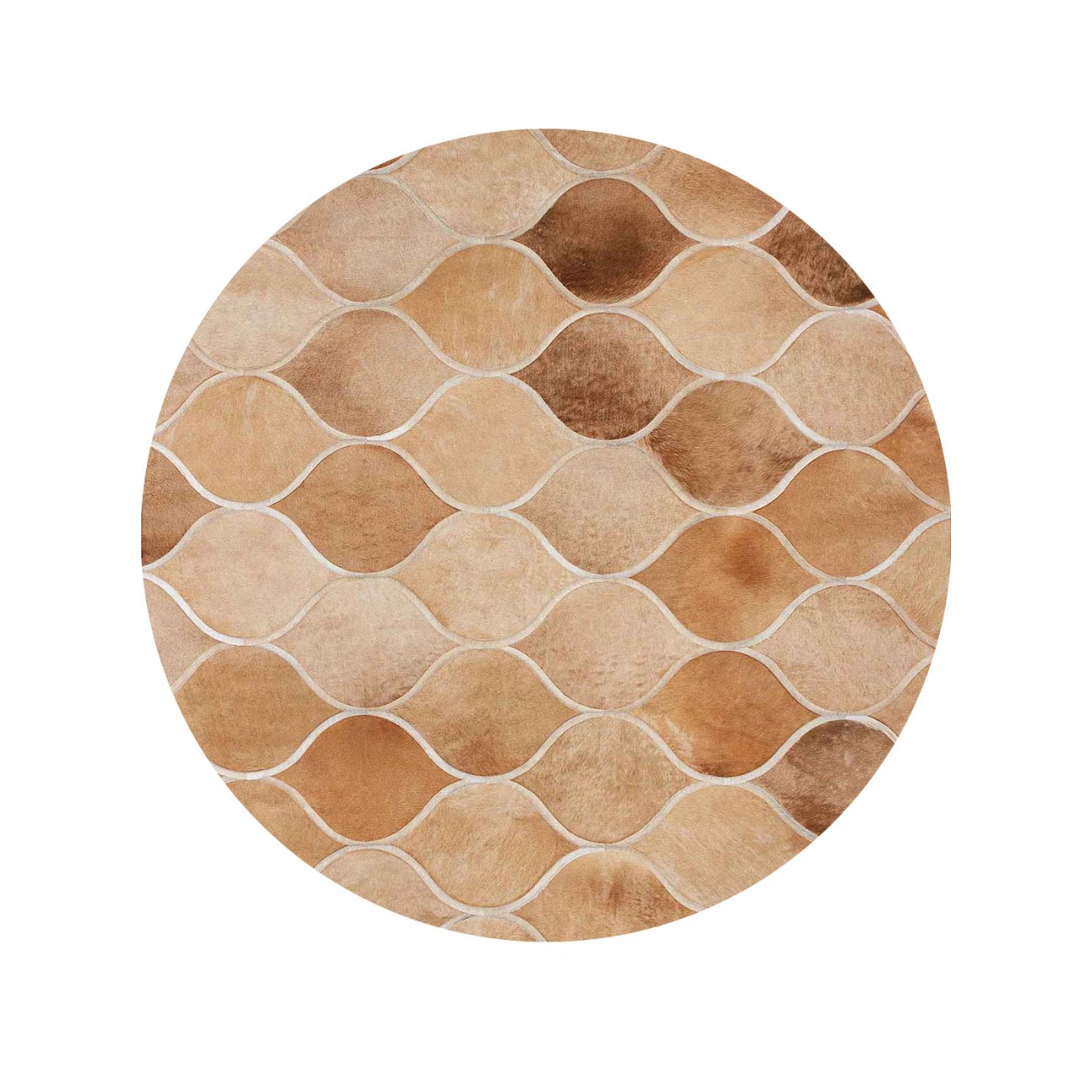 Tapete Couro Paris Big Redondo - Personalizável