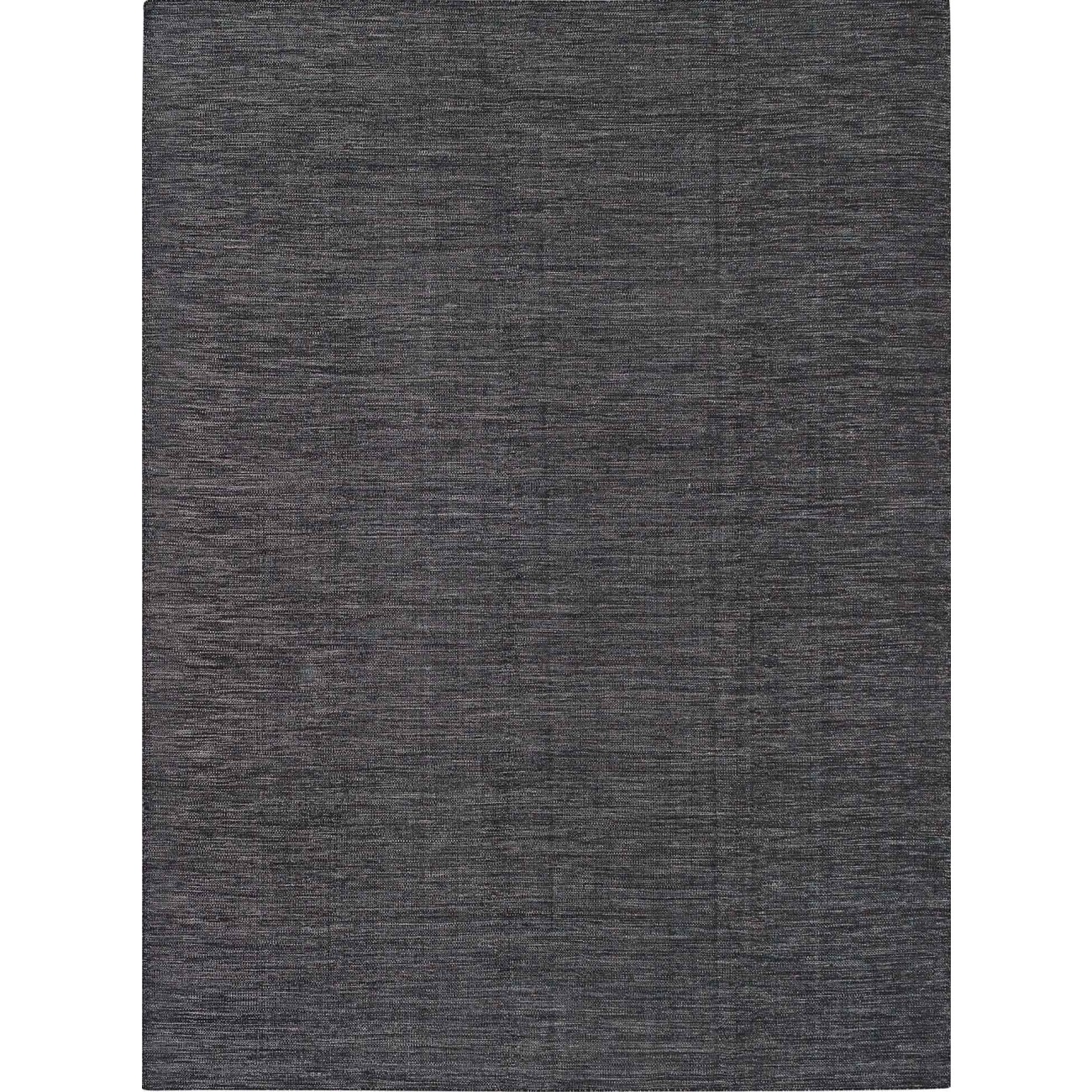 Tapete Kilim Viscose Preto - 350x500