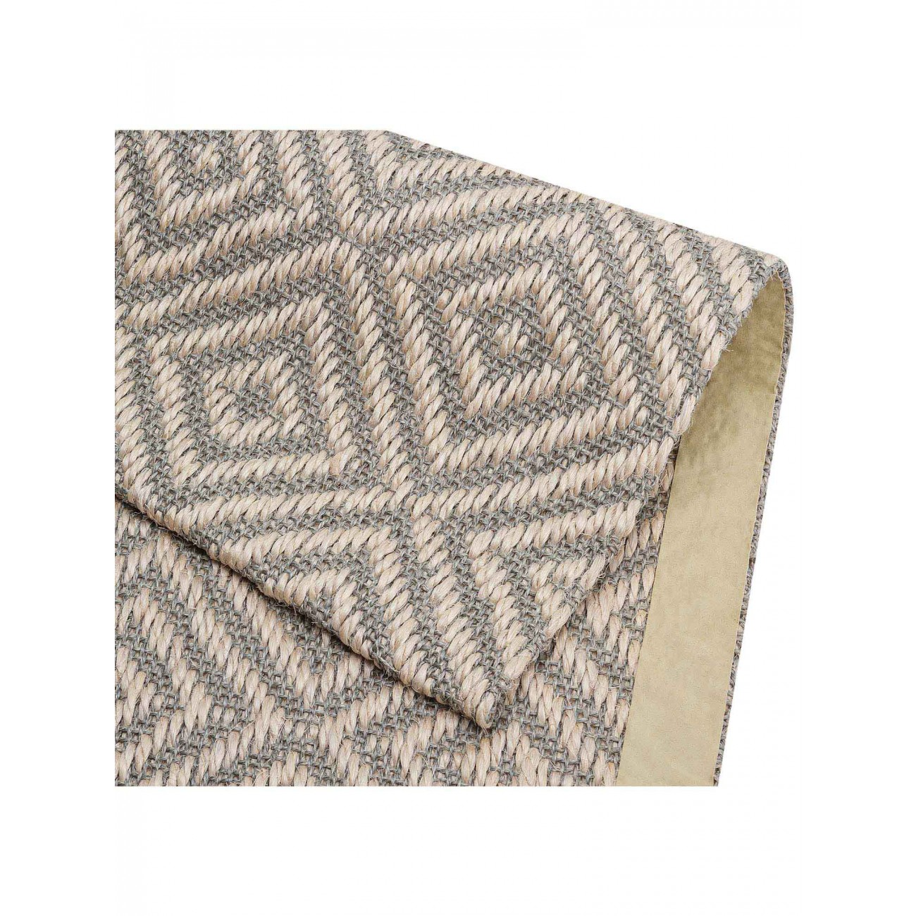 Tapete Sisal Diamante H18 Redondo - Personalizável