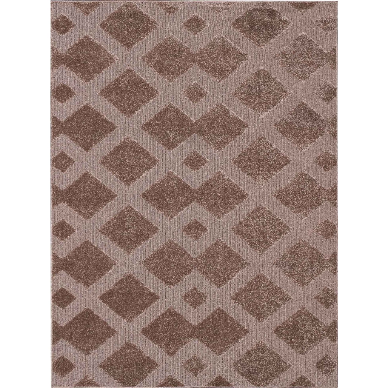 Tapete Realce Trilho Taupe - 100x150
