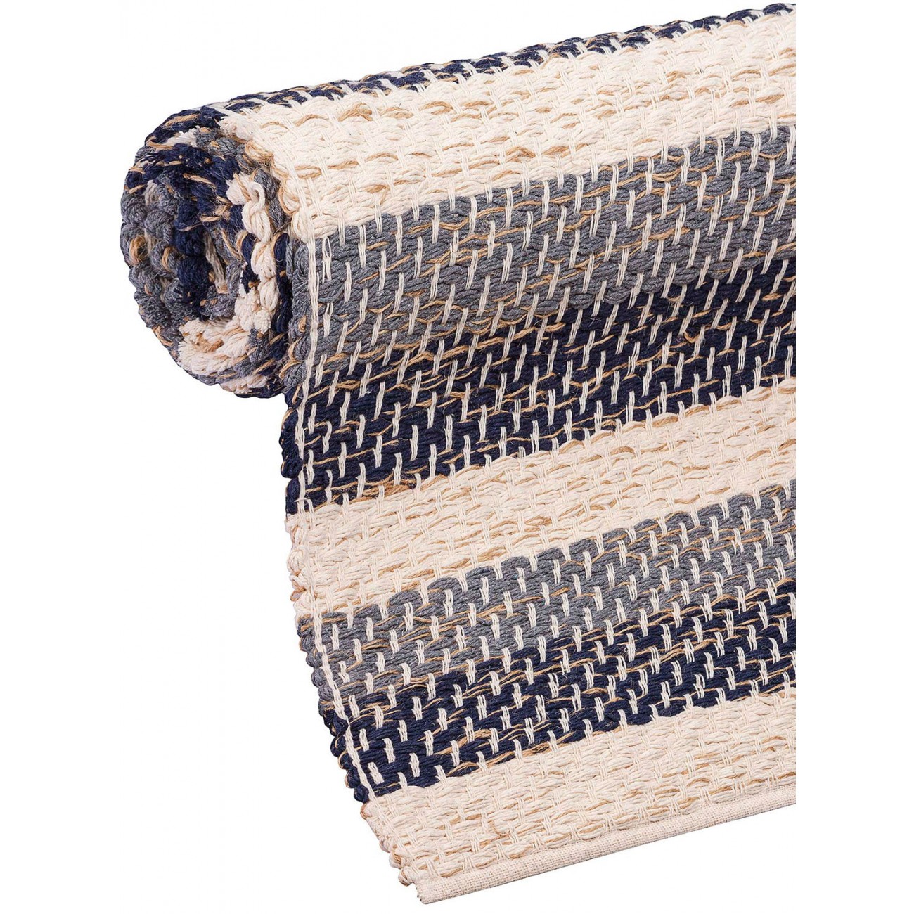 Tapete Tear Plus Listras Marinho - Personalizável