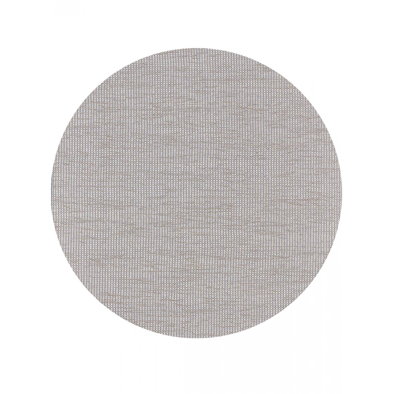 Tapete Tear Vichy Cinza Redondo - Personalizável