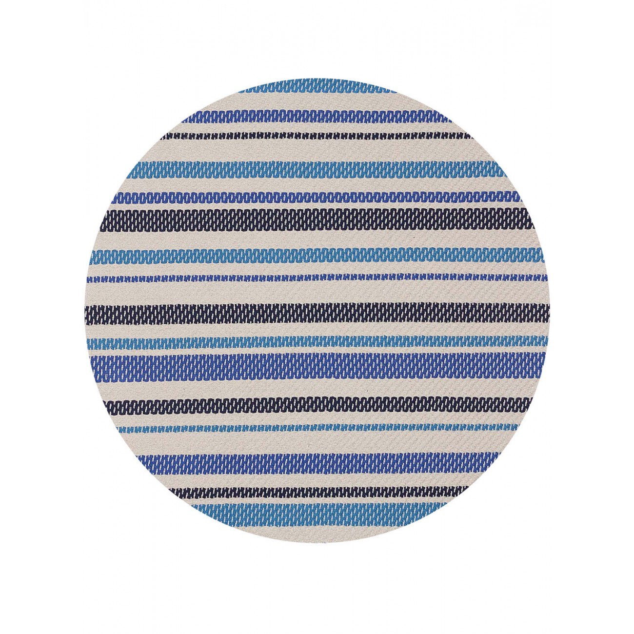 Tapete Tear Plus Listras Royal Redondo - Personalizável