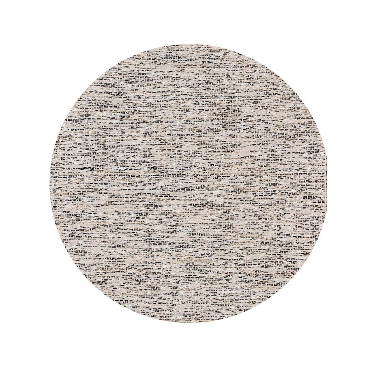 Tapete Tear Plus Mesclado Preto Redondo - Personalizável