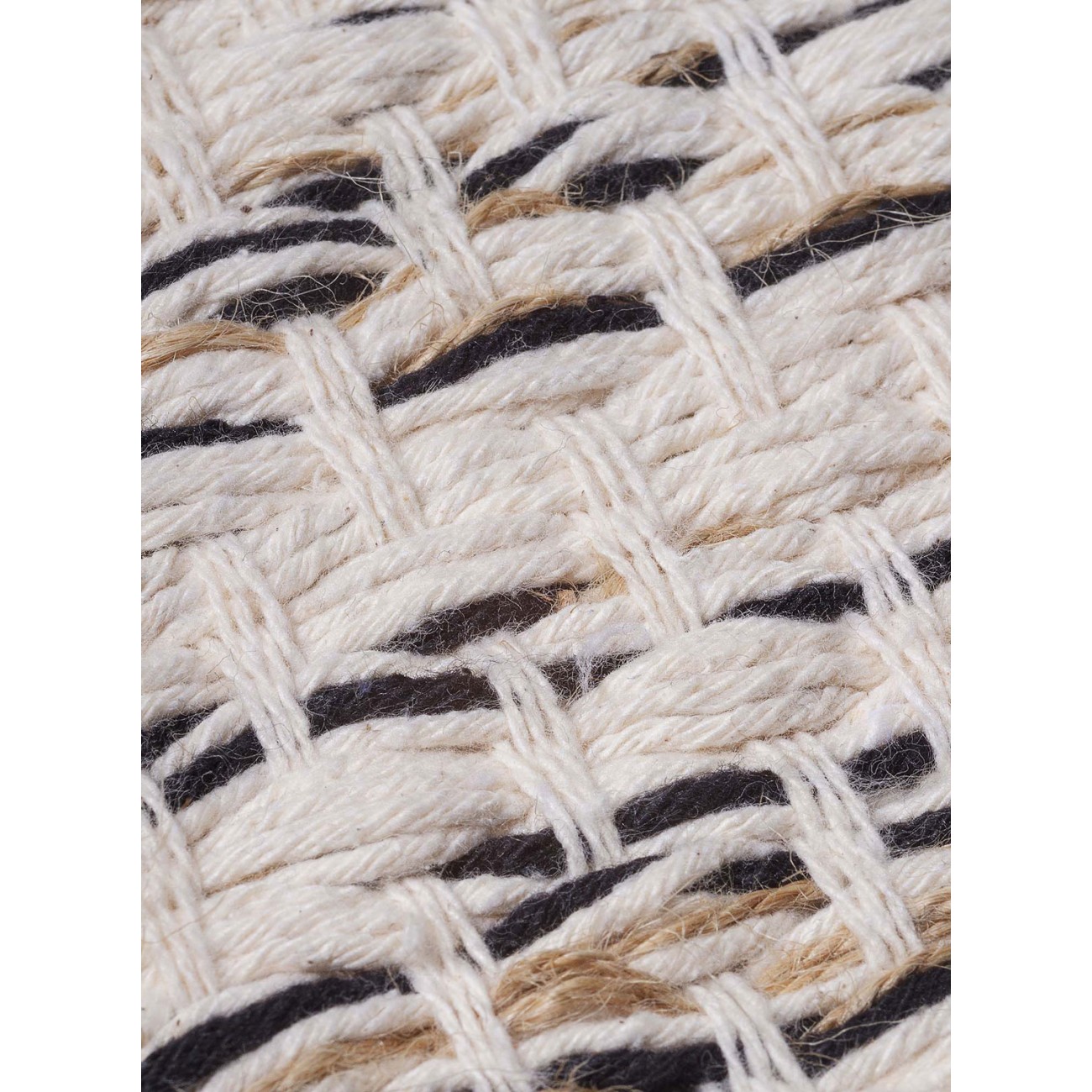 Tapete Tear Plus Mesclado Preto Redondo - Personalizável