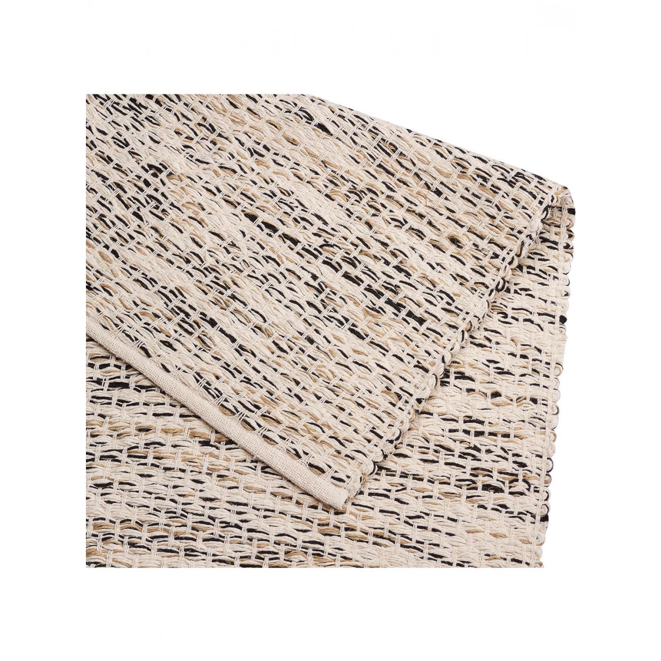 Tapete Tear Plus Mesclado Preto Redondo - Personalizável