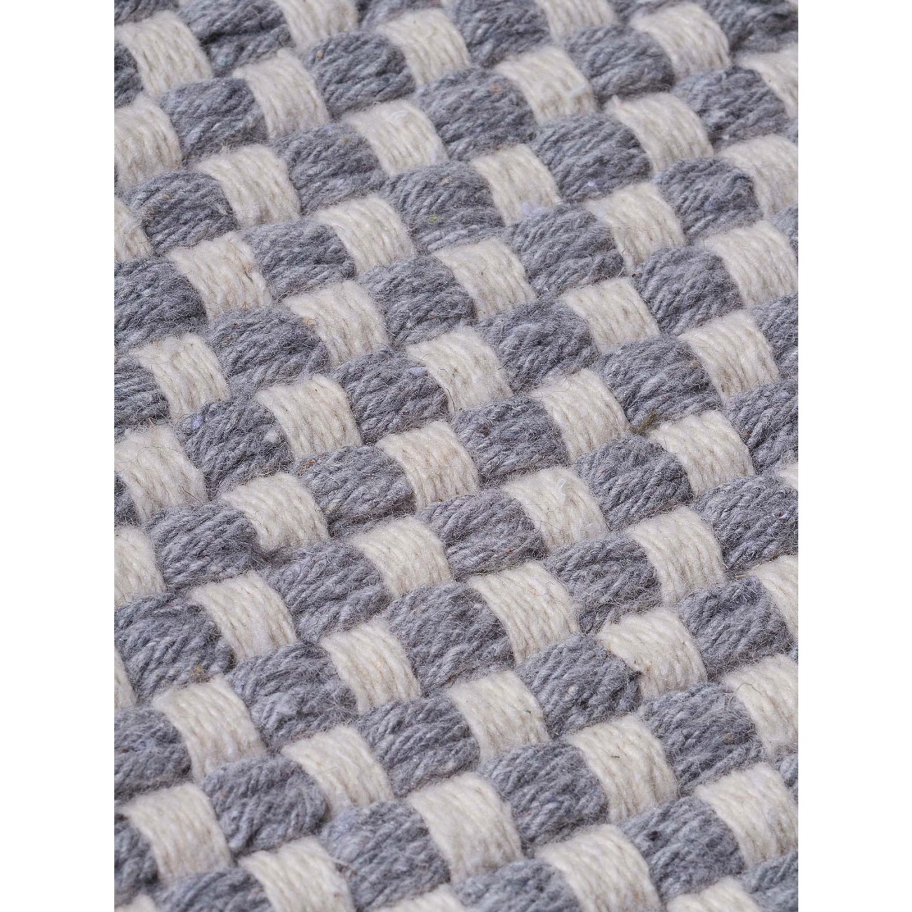 Tapete Tear Cubes Xadrez Cinza - Personalizável