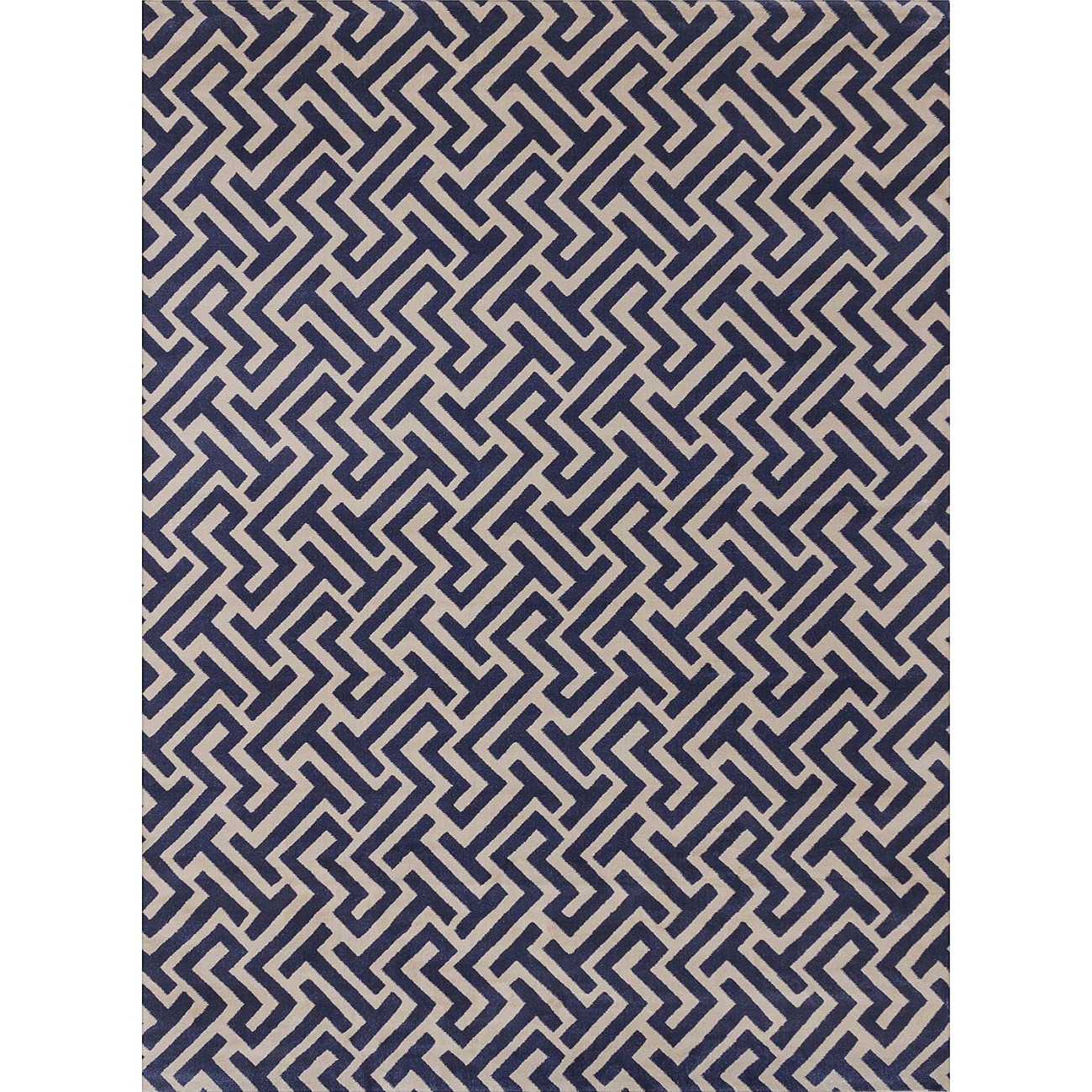 Tapete Sacramento Chains Azul - 300x500