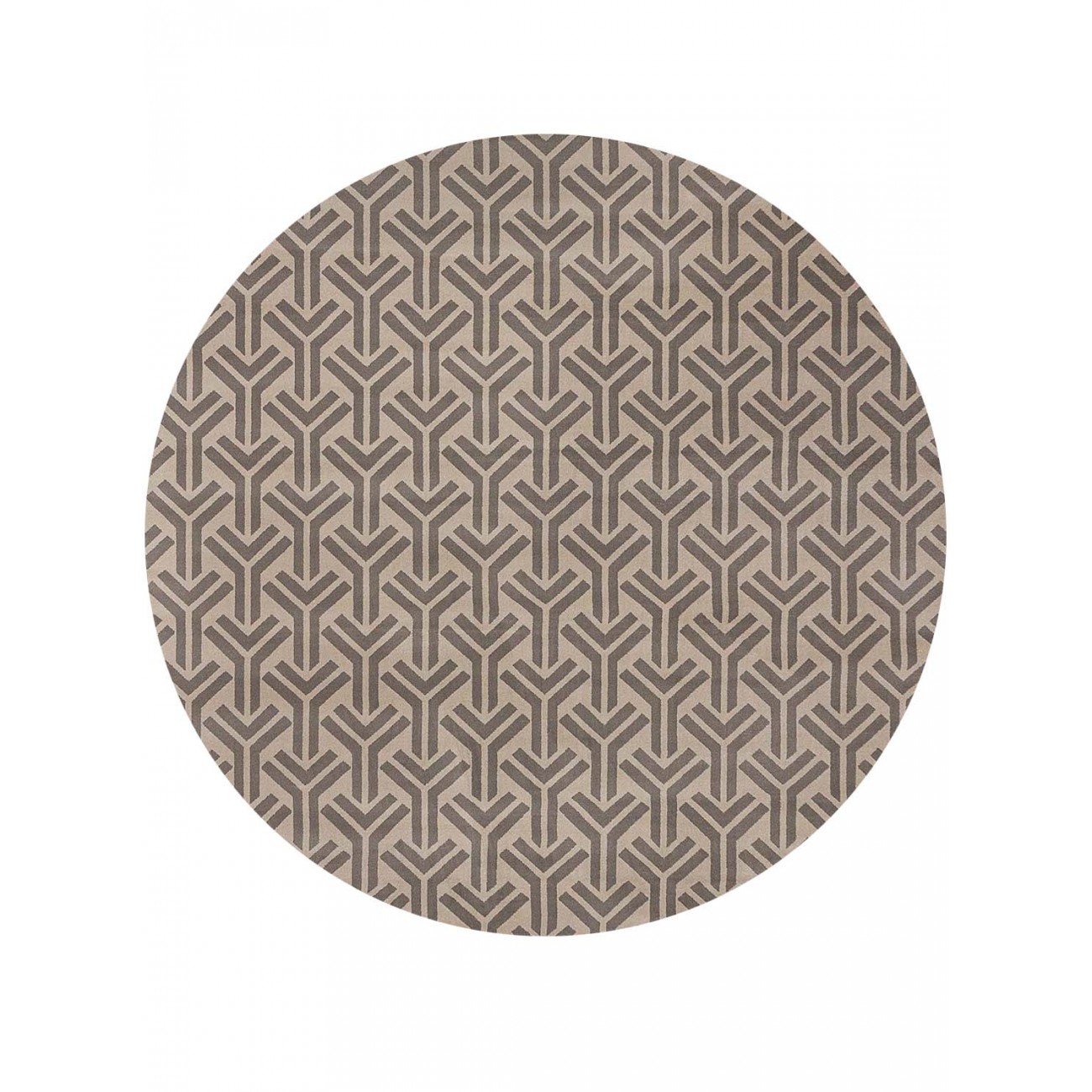 Tapete Sacramento Key Bege Redondo - Personalizável