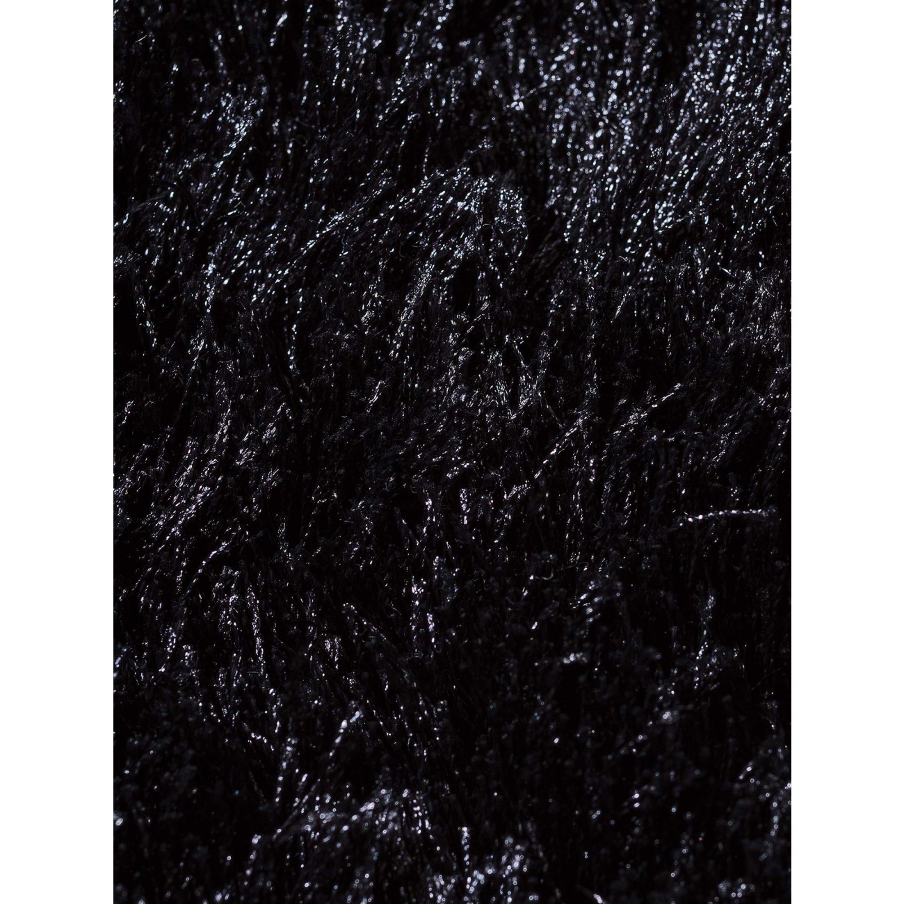 Tapete Shaggy Firenzi Preto - 200x300