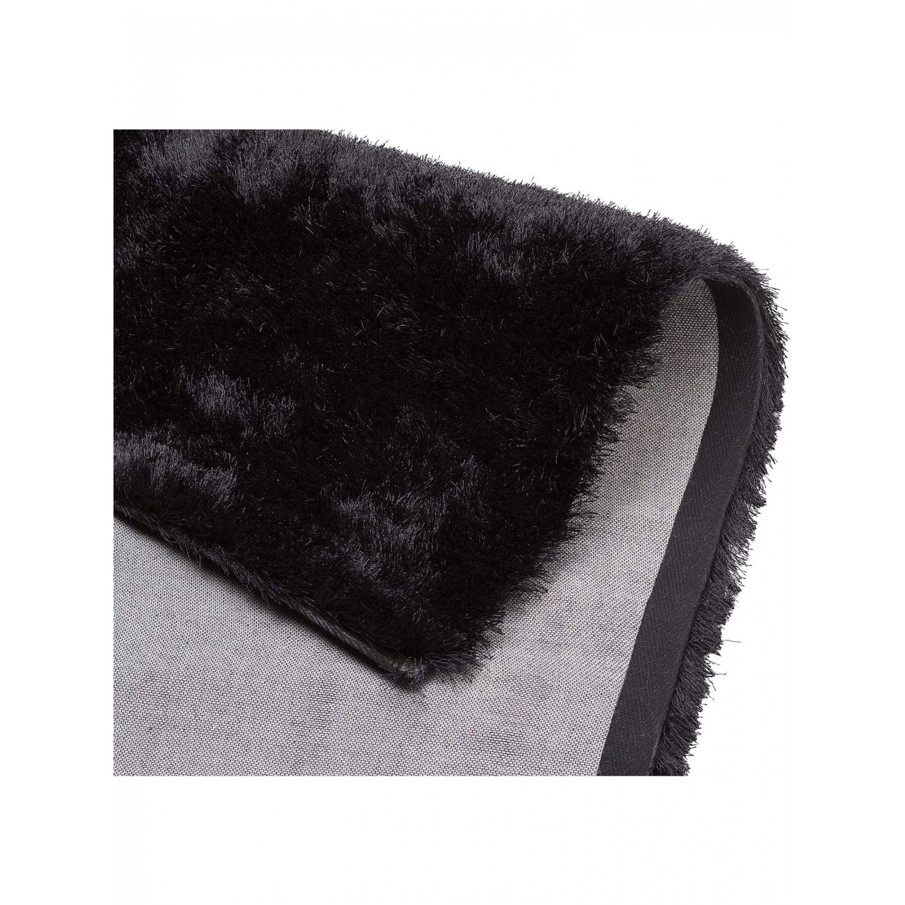 Tapete Shaggy Firenzi Preto - 300x400