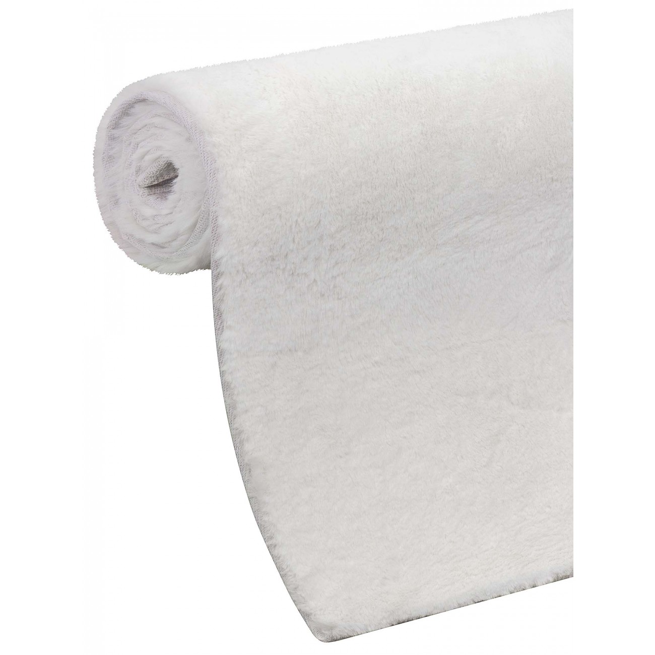 Tapete Pele de Coelho Branco - 200x200