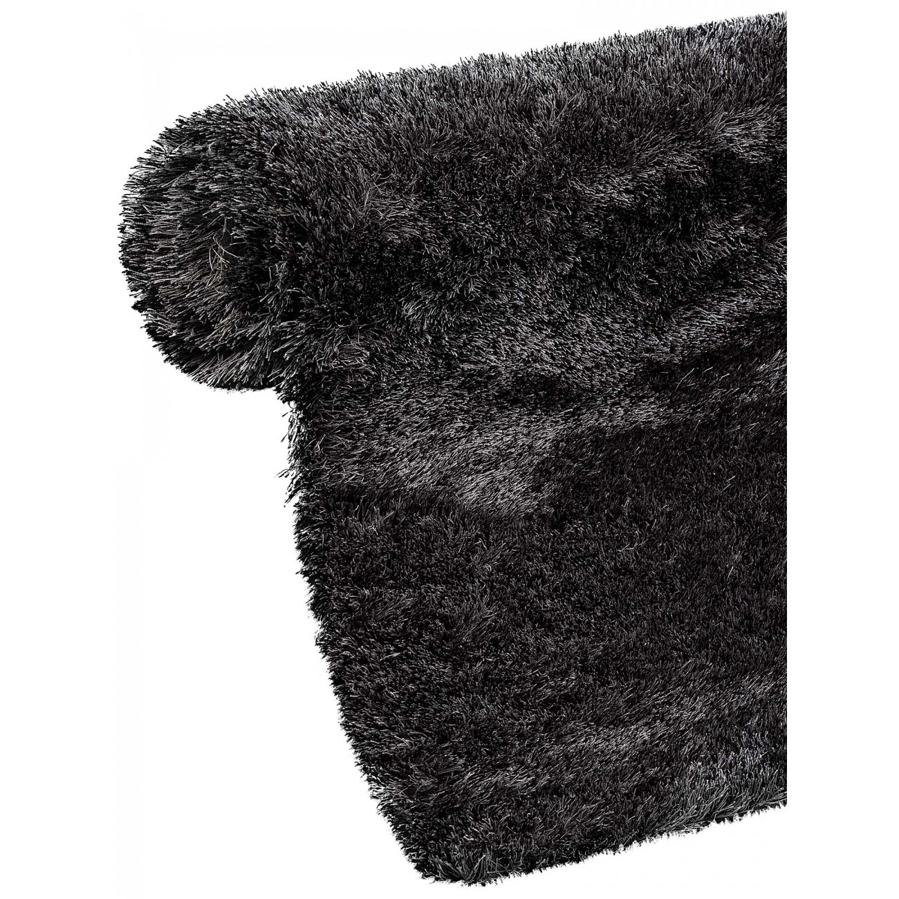 Tapete Shaggy Firenzi Mix Preto