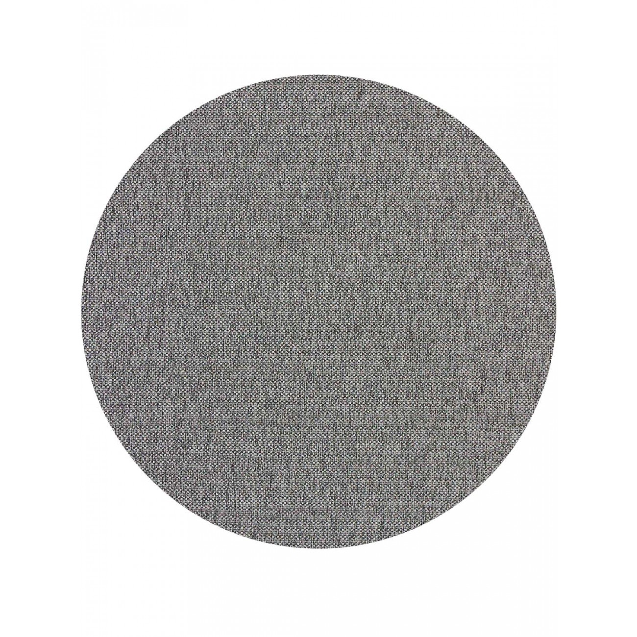 Tapete Sisal Capri 8616A Prata Redondo - Personalizável