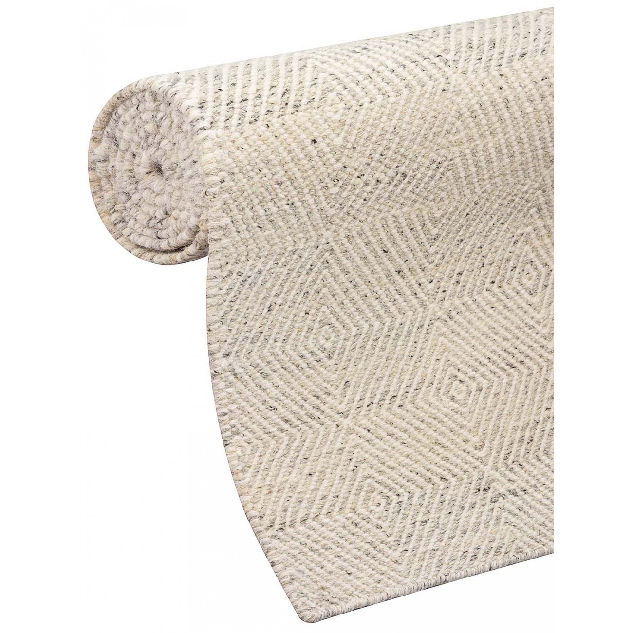 Tapete Kilim Diamond Cinza - 300x400