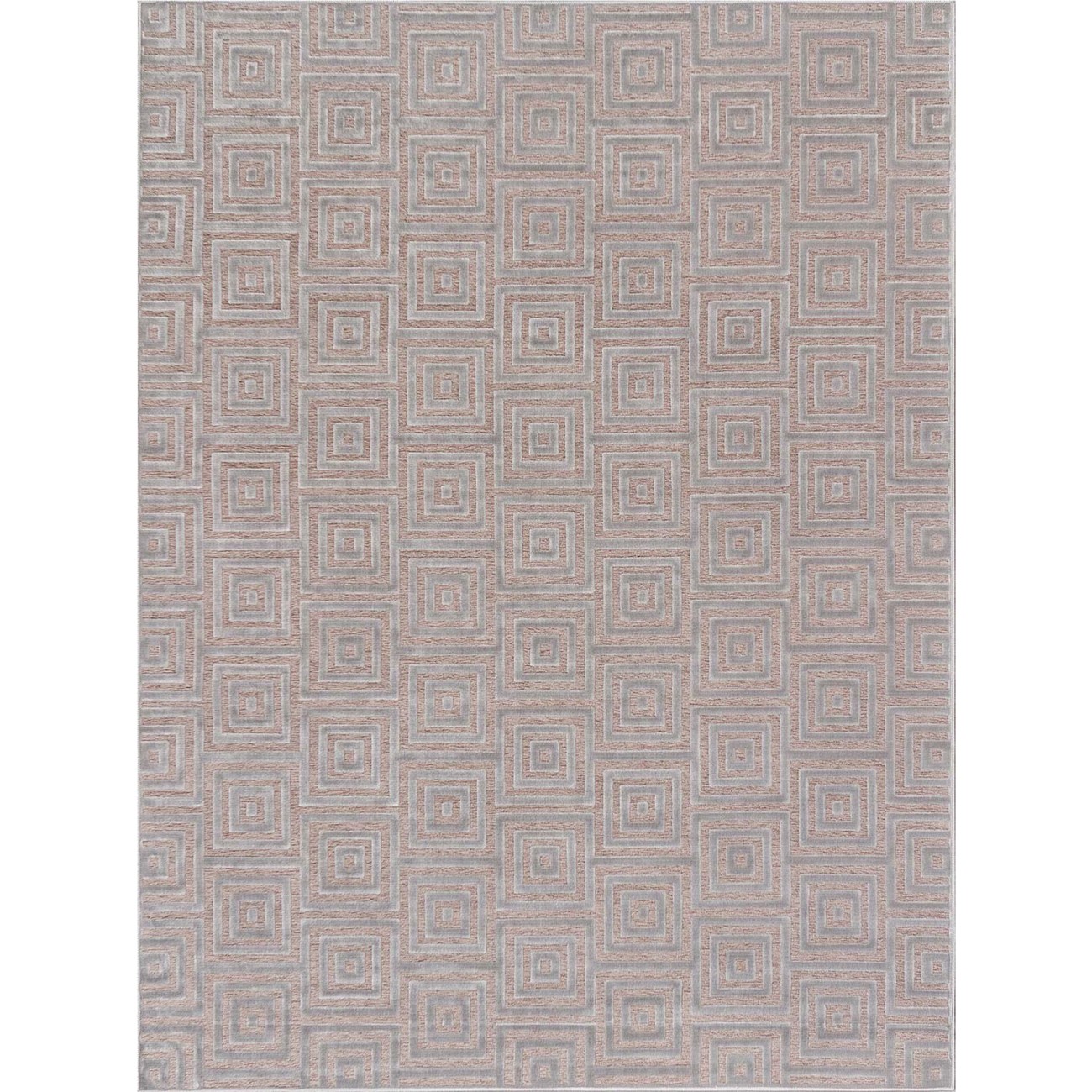 Tapete Alice Quadros Cinza - 250x300