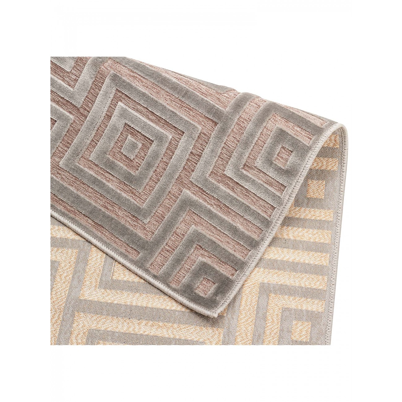 Tapete Alice Quadros Bege - 150x200