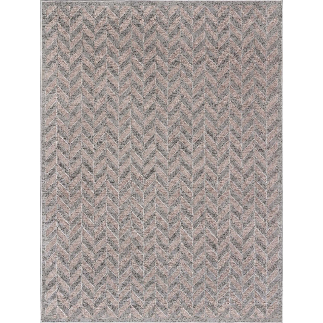 Tapete Alice Flecha Cinza - 300x400