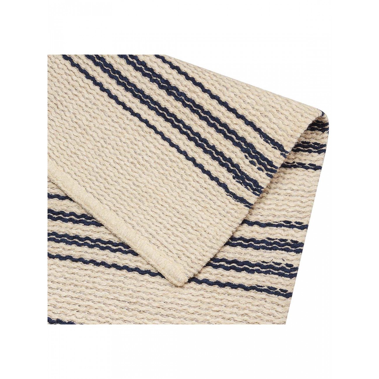 Tapete Tear Manual Td 460 Azul e Cru  Redondo - Personalizável