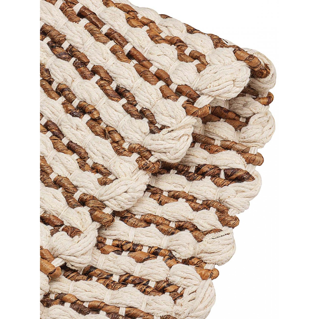 Tapete Tear Manual Td 456 Cru com Marrom  - Personalizável