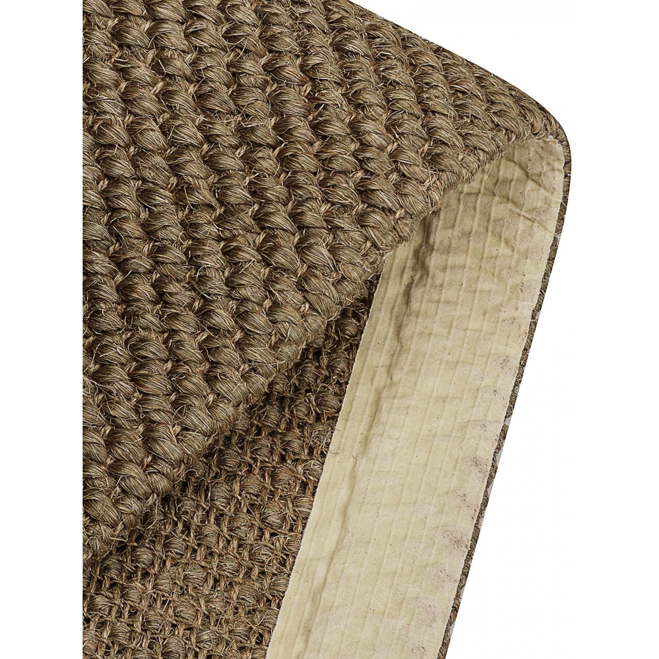 Tapete Sisal Soft Oliva Redondo - Personalizável