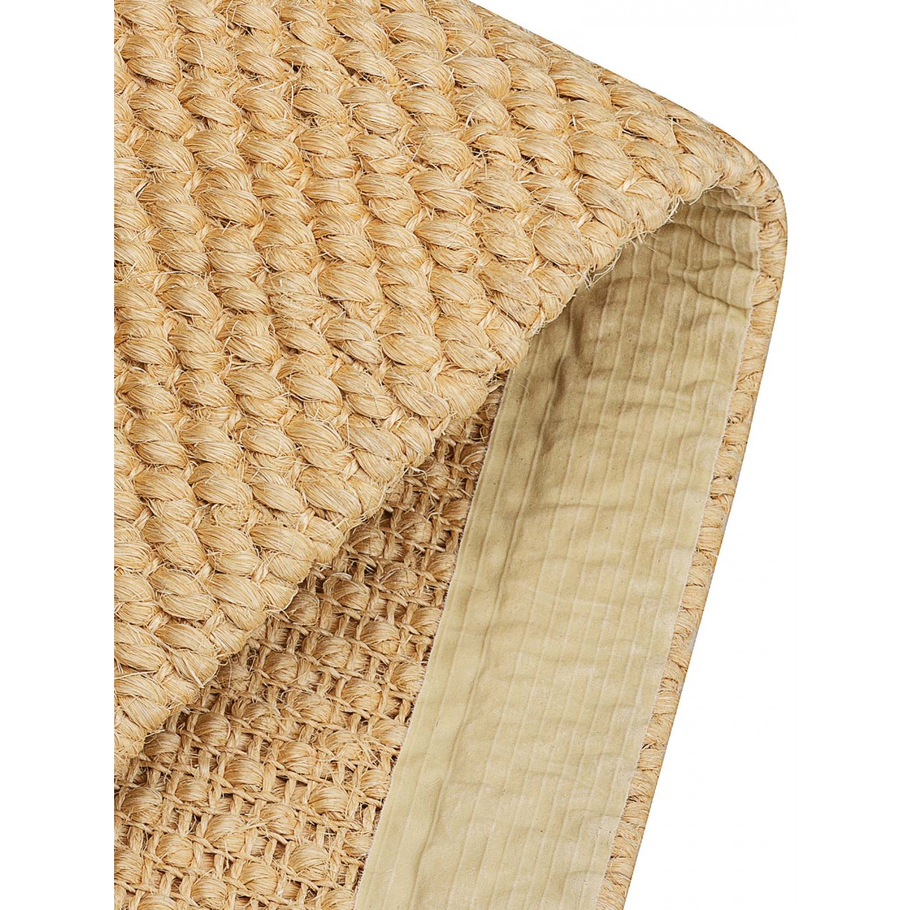 Tapete Sisal Soft Creme - Personalizável