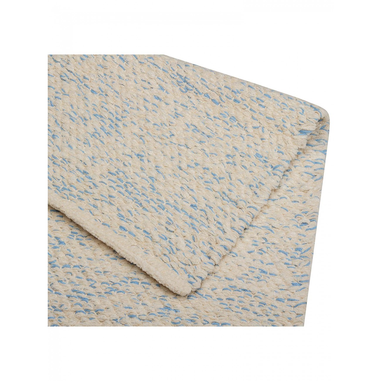 Tapete Tear Manual Td 566 Azul e Branco Redondo - Personalizável