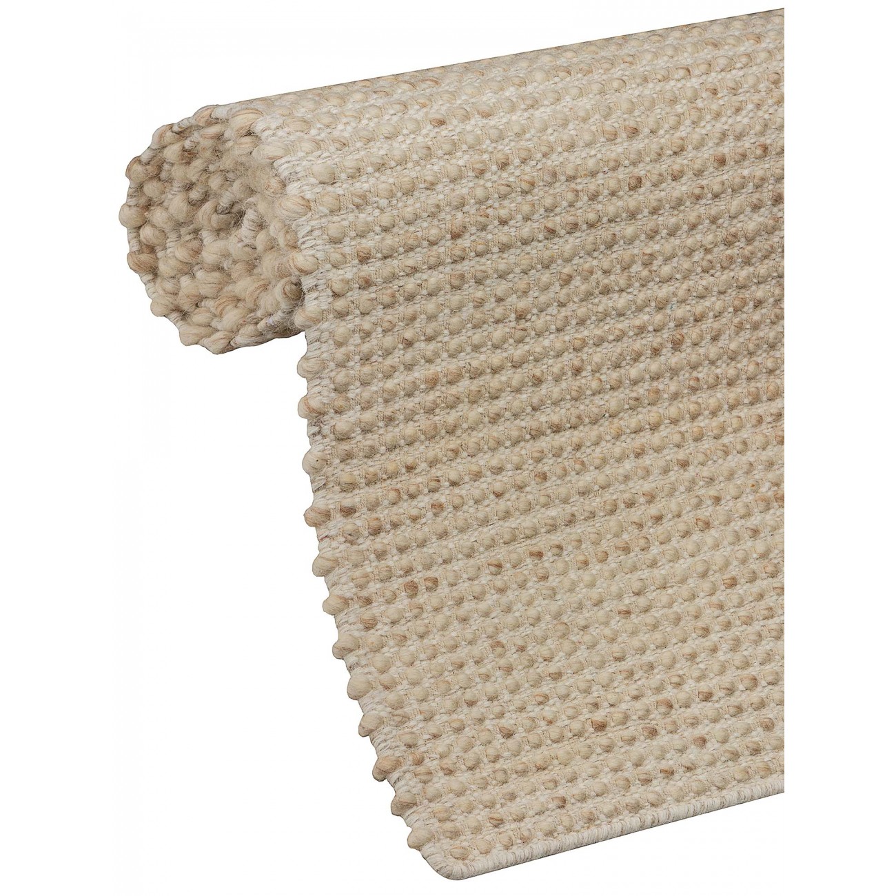 Tapete Puja Lã Linho Redondo - Personalizável