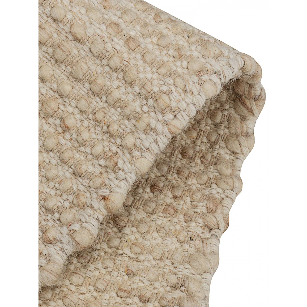 Tapete Puja Lã Linho Redondo - Personalizável