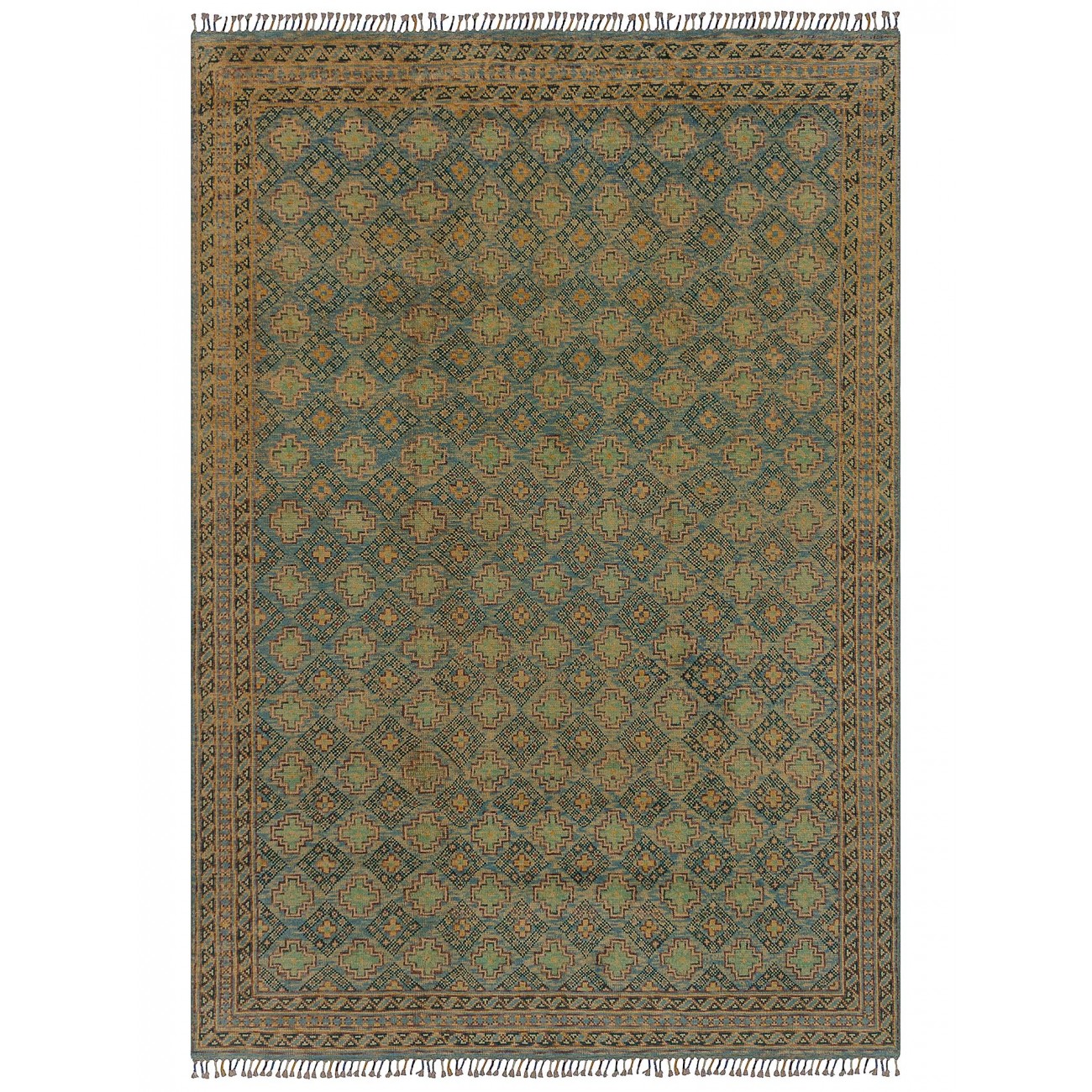 Tapete Paquistanês Moderno - 1,96x2,86