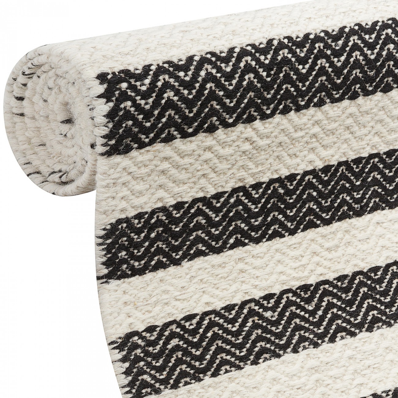 Tapete Osaka Reversível Listras Preto - 060x090