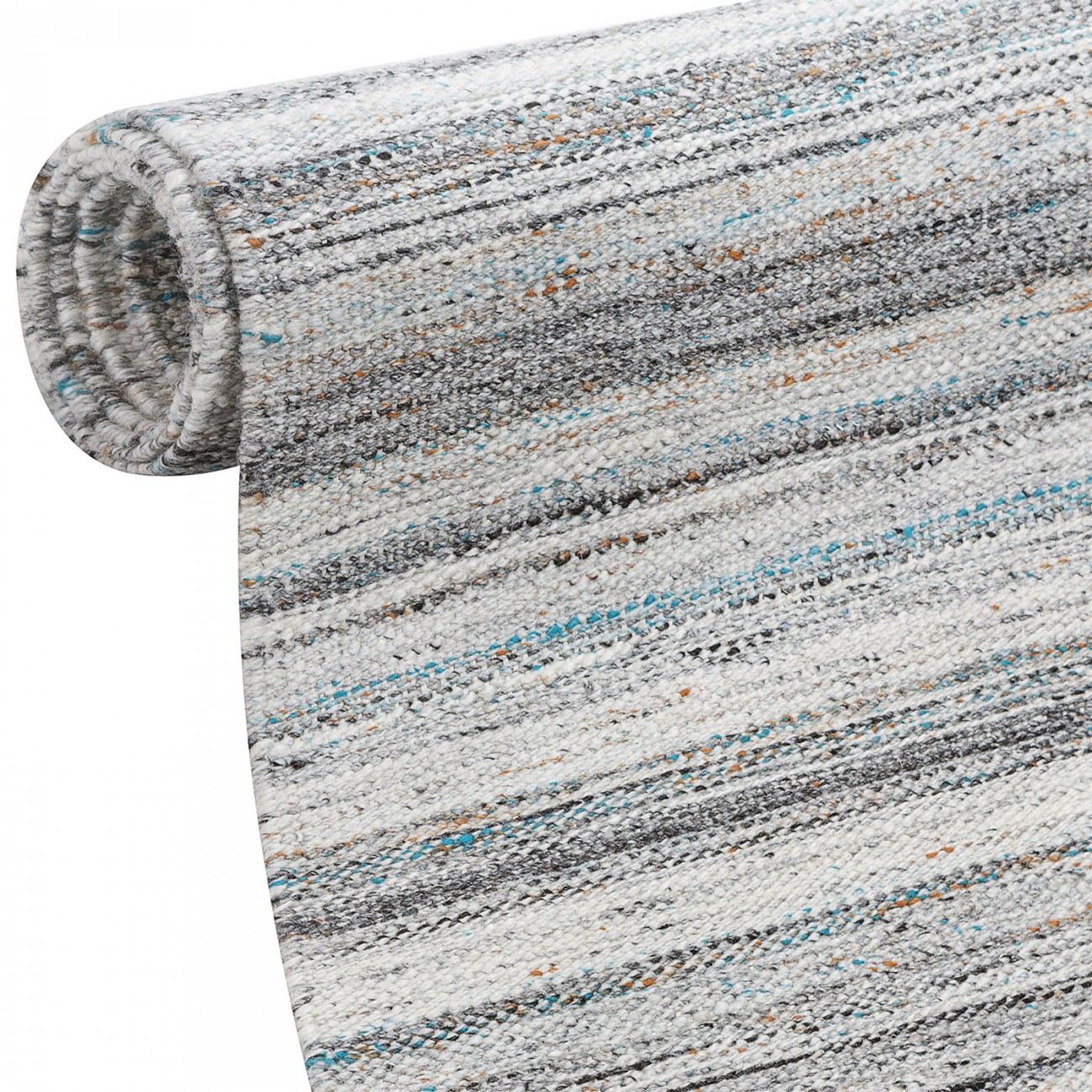 Tapete Kilim Cosmos Prata Mix - 065x140